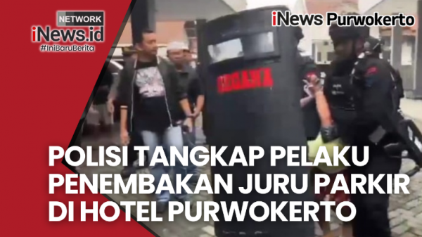 Video Detik-Detik Penangkapan Pelaku Penembakan Juru Parkir Hotel Braga Purwokerto