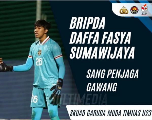 Bripda Daffa Fasya Sumawijaya:Dari Gawang Timnas U23 hingga Pengabdian di Ditlantas Polda Metro Jaya