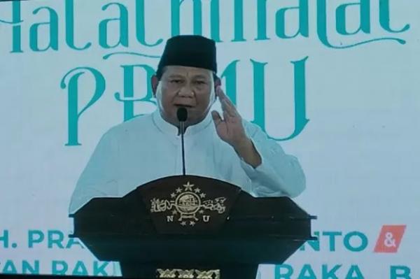 Halal Bihalal PBNU 1445 H : Prabowo Subianto Apresiasi Komitmen PBNU Dukung Pemerintahan Mendatang