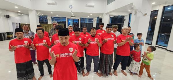 Dukung Timnas Indonesia U-23, Remas Masjid Al Falah Cimon Sidoarjo Gelar Doa Bersama