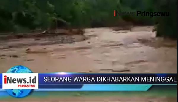 Video IRT dari Tanggamus Meninggal Setelah Terseret Arus Sungai Tulung Maja