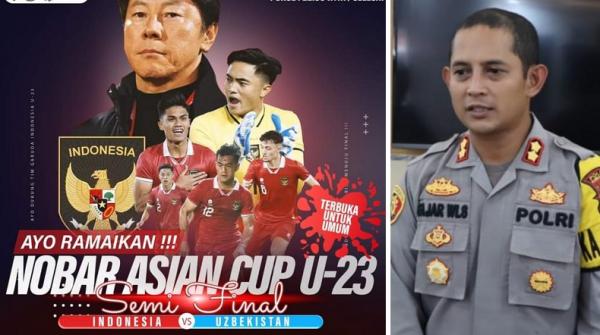 Polres Sumba Timur Siap Gelar Nonton Bareng Timnas Indonesia U-23 Vs Uzbekistan