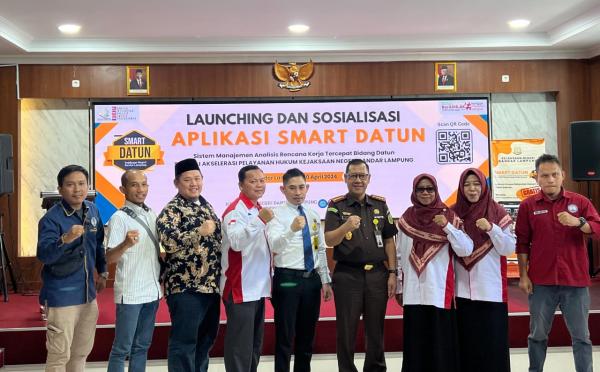 DPP Kampud Apresiasi Launching Aplikasi Smart Datun Kejari Bandar Lampung