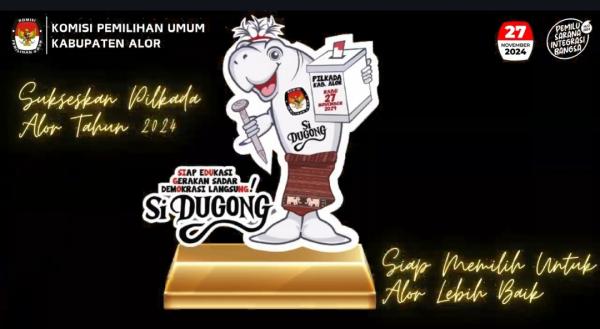Si Dugong Jadi Maskot KPU Kabupaten Alor Untuk Pilkada 2024 Disaat Launching Tahapan Pemilu