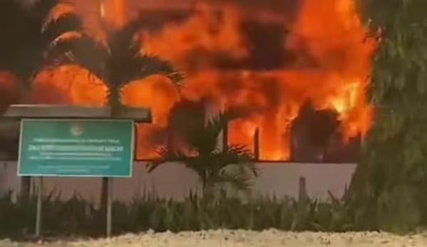 Kantor UPT Pembibitan Dinas Pertanian NTT Ludes Terbakar