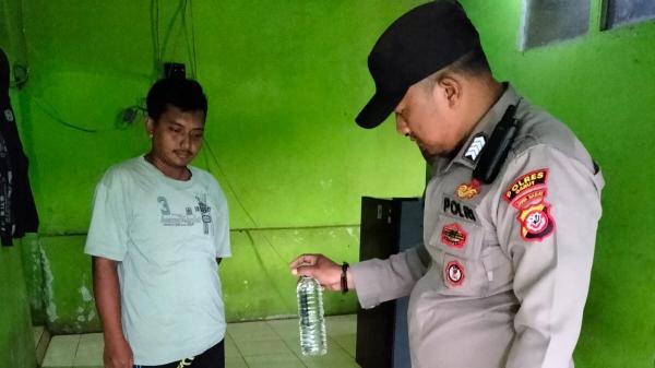 Polsek Limbangan Garut Operasi Cipta Kondisi, Puluhan Miras Diamankan