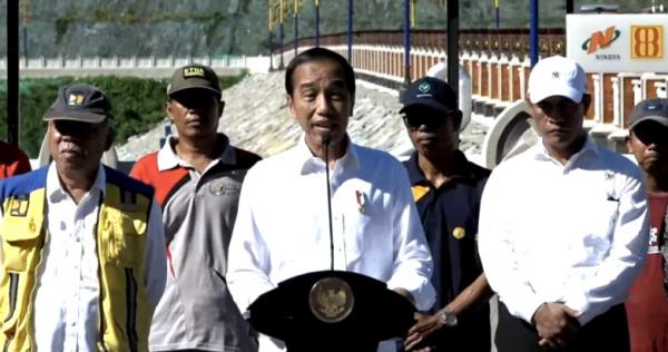 Presiden Jokowi Resmikan Bendungan Tiu Suntuk di Kabupaten Sumbawa Barat, NTB