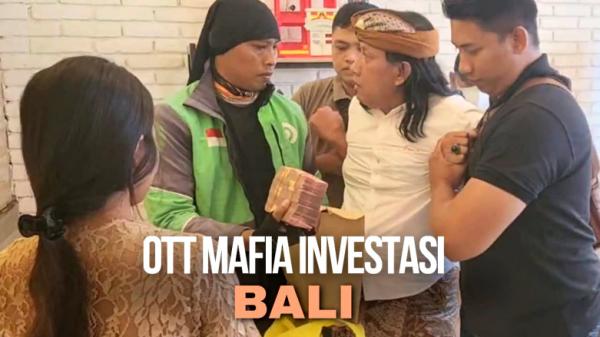 Mafia Investasi Ditangkap Kejati Bali, Wajahnya Pucat dengan Barbuk Uang Cash