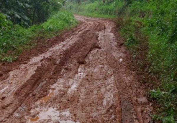 Warga Harap Jalan di Desa Pasirnangka Kecamatan Muncang Segera Diperbaiki
