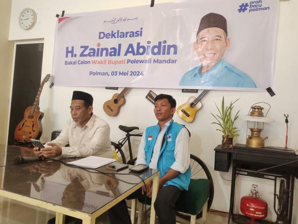 Punya Segudang Pengalaman di Dunia Politik, Zainal Abidin Deklarasi Maju Bacalon Wakil Bupati