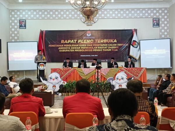 KPU Tetapkan Perolehan Kursi DPRD Kabupaten Probolinggo, Berikut Empat Partai Dengan Kursi Terbanyak