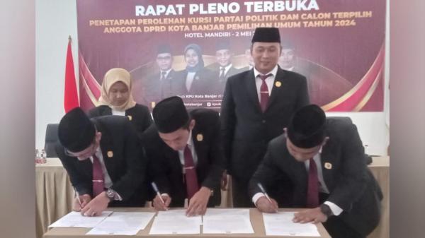 Daftar 30 Caleg DPRD Kota Banjar yang Ditetapkan KPU, Yani Subekti Permana Terpilih Lewat Jalur Hoki