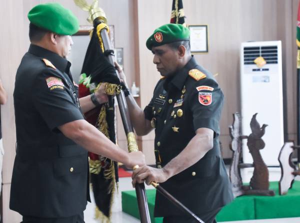 Putra Daerah Timor Leste Brigjen TNI Antoninho Rangel Da Silva Resmi Jabat Danrem 151/Binaiya