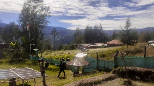 Pasukan Gabungan TNI - Polri Berhasil Kuasai Distrik Homeyo Intan Jaya Dari Gangguan KKB OPM