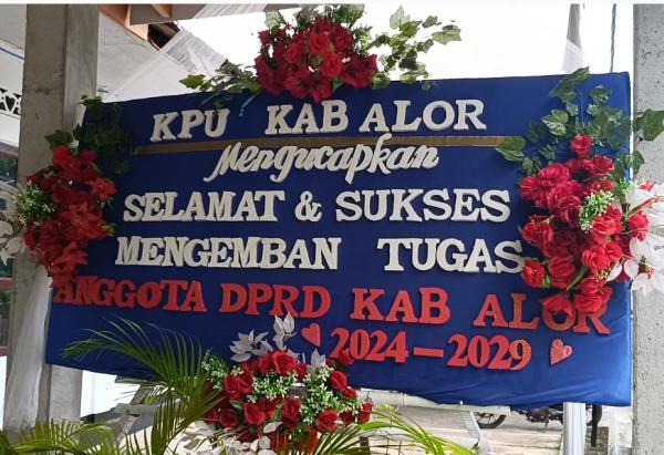 KPU Tetapkan Anggota DPRD Kabupaten Alor Terpilih, Caleg Terpilih Gerindra Terancam di PAW