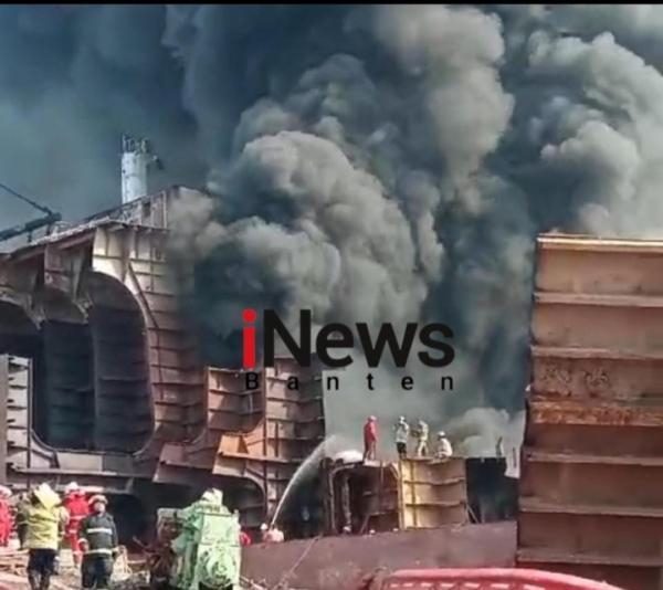 Paska Kebakaran Galangan Kapal Milik PT SMI di Bojonegara Kabupaten Serang, Ini Penjelasan Polisi