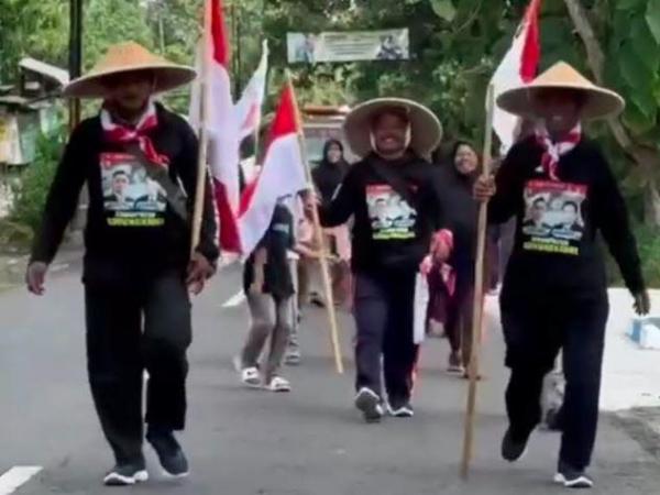 Penuhi Nazar Prabowo Subiyanto Presiden, 3 Warga Gunungkidul Jalan Kaki Menuju Jakarta
