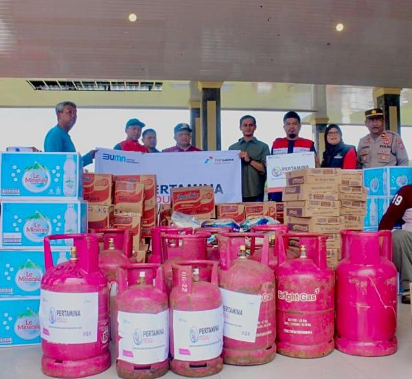 Pertamina Patra Niaga Sulawesi Sigap Salurkan Bantuan Bencana Banjir dan Tanah Longsor di Kabupaten
