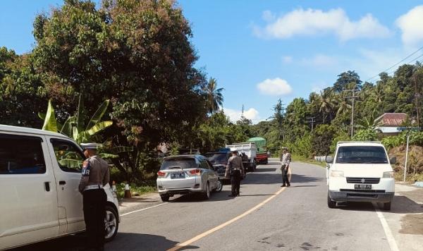 Puluhan Kendaraan Terjaring Saat Razia Satuan PJR Ditlantas Polda Sulbar 