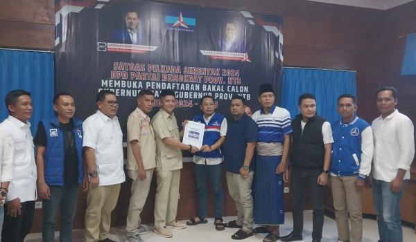Bupati Lombok Tengah Pathul Bahri Resmi Daftar 4 Parpol, Serius Maju Pilgub NTB: Tidak Ada Keraguan