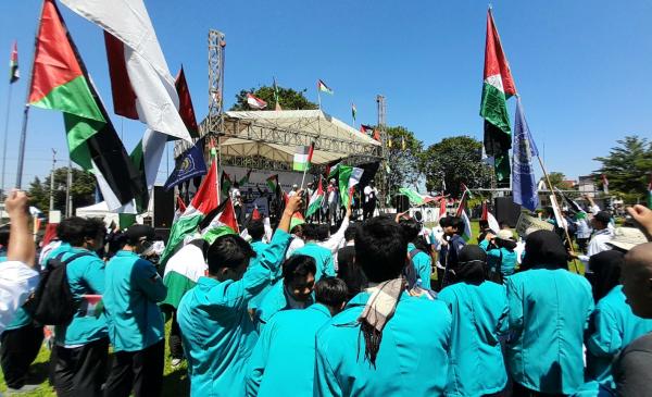 Aksi Damai Bela Palestina Kutuk Israel, UMS Kerahkan 5.000 Massa