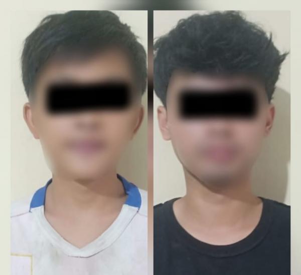 Polsek Kedondong Polres Pesawaran Berhasil Amankan 2 Pria Remaja Pelaku Bobol Ruko
