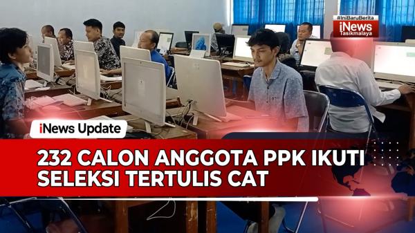VIDEO: 232 Calon Anggota PPK Pilkada 2024 Seleksi Tertulis CAT yang Digelar KPU Kota Tasikmalaya