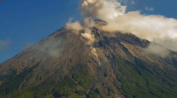 Gunung Semeru Kembali Erupsi dengan Tinggi Kolom Asap 1000 Meter, Masyarakat Diminta Tetap Waspada