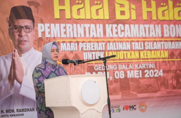 Indira Yusuf Ismail Hadiri Halal Bihalal di Bontoala, Warga Teriak: Lanjutkan Kebaikan Demi Rakyat