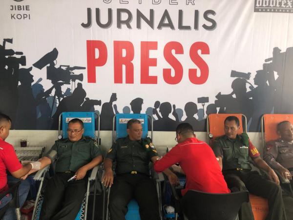 Demi Kemanusiaan Wartawan Lhokseumawe-Aceh Utara Sumbang Darah 50 Kantong