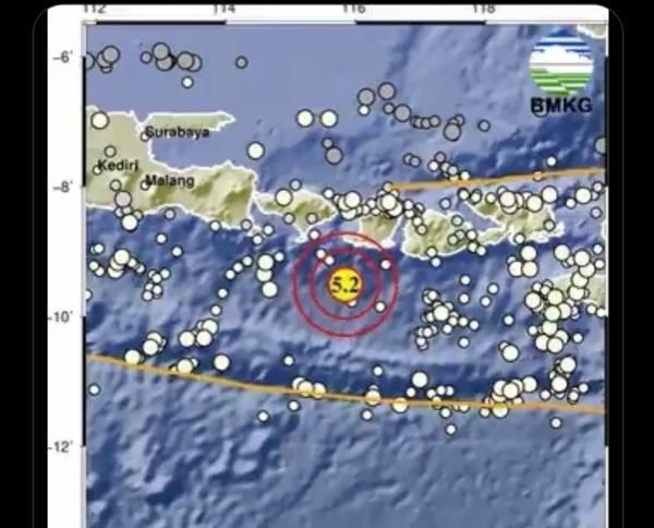 Breaking News, Pagi Ini Gempa Guncang Lombok M: 5,2 Warga Berhamburan Keluar Rumah