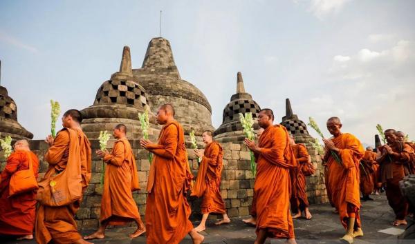 Ini Rangkaian Kegiatan Sambut Perayaan Waisak 2024 di Candi Borobudur