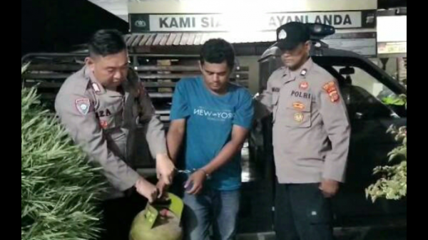 Curi Tabung Gas di Aceh Utara, Buronan Curanmor dari Pekan Baru diamankan Polisi di Lhoksukon