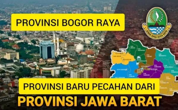 Rencana Pemekaran Wilayah di Jawa Barat, Provinsi Bogor Raya Segera Diresmikam