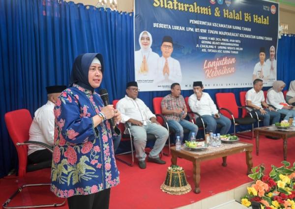 Hadiri Halal Bihalal di Ujung Tanah, Tokoh Masyarakat Sebut Indira ‘Ibu’ yang Besarkan Kota Makassar