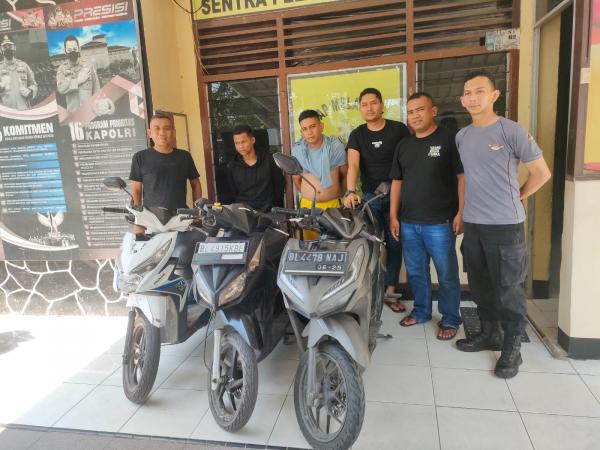 Polres Lhokseumawe Berhasil Tangkap Tersangka TP Pencurian Sepeda Motor di Desa Tambon Tunong, Aceh