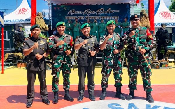 Dansatgas RI-RDTL Sektor Barat Hadiri Upacara Sertijab Danyon Infanteri 743 PSY di Kupang