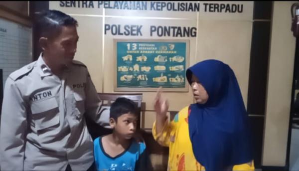 Turun dari Angkot, Bocah 10 Tahun di Ditemukan Nyasar Diamankan Polsek Pontang