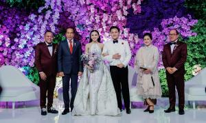 Presiden Jokowi Hadiri Pernikahan Rizky Febian dan Mahalini, Kedua Mempelai Terharu