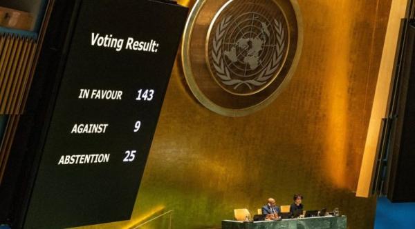 Majelis Umum PBB Dukung Palestina Jadi Anggota Penuh, 9 Negara Menolak Termasuk Tetangga Indonesia