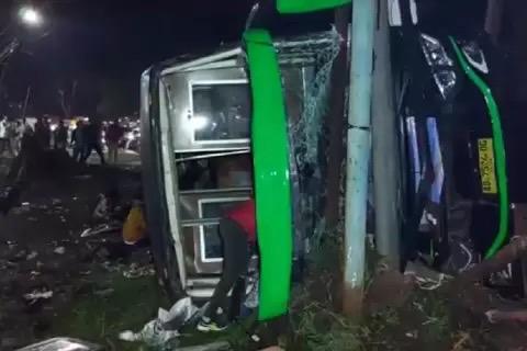 Korban Tewas Bertambah jadi 11 Orang, Bus Rombongan SMK Kecelakaan di Ciater Subang
