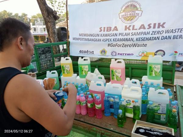 Kampanyekan Pengurangan Sampah Saset, Warga Kampung Siba Klasik Gresik Ajak Gunakan Sabun Refil