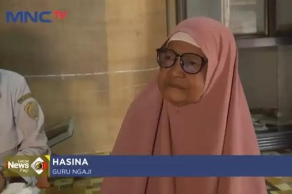 Nenek Hasinah Guru Ngaji Kampung Nabung di Kasur dan Bantal selama 50 Tahun Akhirnya Berangkat Haji 