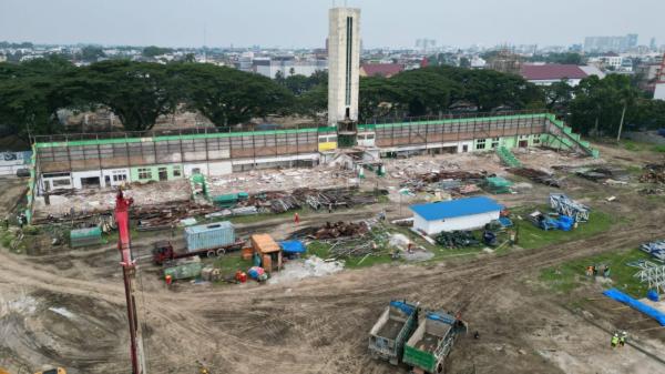 Sisa Material Bangunan Stadion Teladan Dilelang KPKNL Rp1,6 M