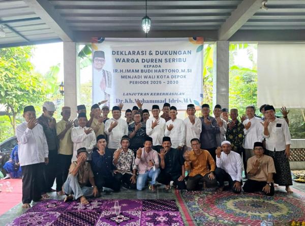 Dukungan Kepada Imam Budi Hartono agar Menjadi Walikota Depok Menggema di Kelurahan Duren Seribu