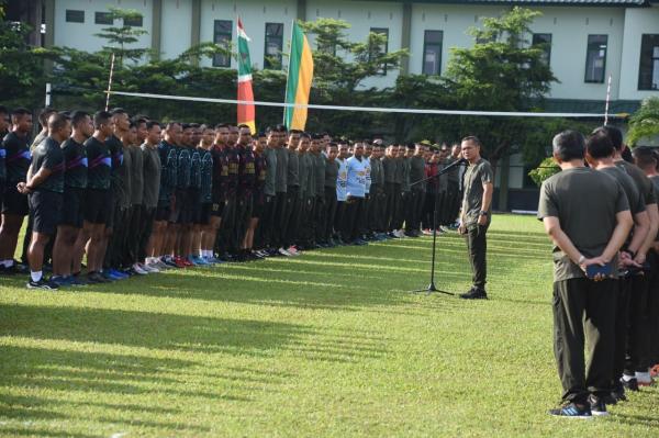 Mayjen TNI Candra Wijaya Buka Lomba Cabang Olahraga Piala Pangdam Antar Satuan Kodam XIII/Merdeka