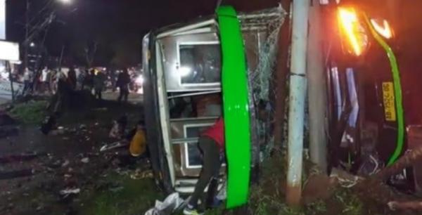 Ini pengakuan Sopir Bus SMK Lingga Kencana Tewas 11 Orang di Depok, Jabar