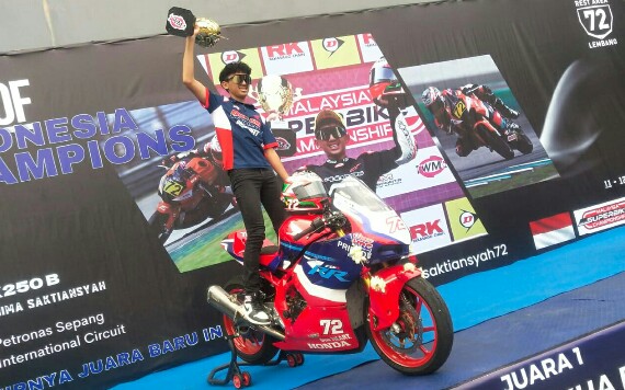 Idolakan Marc Marquez, Pembalap Muda Asal Lembang Merintis Asa ke Ajang MotoGP
