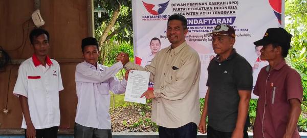 Daftar Balon Bupati, Pandi Sikel Merapat ke Partai Perindo Aceh Tenggara