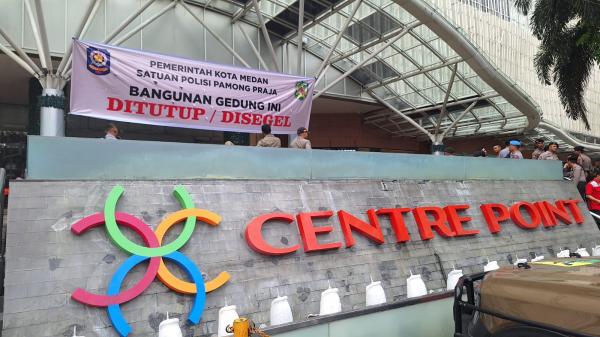 Tunggak Pajak Miliaran Rupiah, Bobby Nasution Segel Mal Center Point Medan